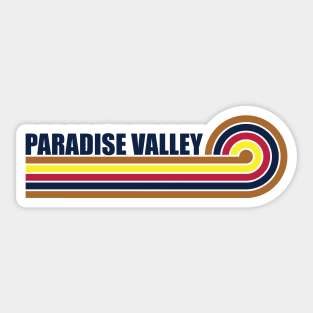 Paradise Valley Arizona horizontal sunset Sticker